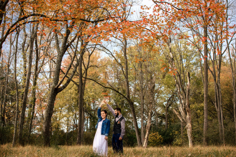 Intimate Backyard Wedding: Sara & Chris