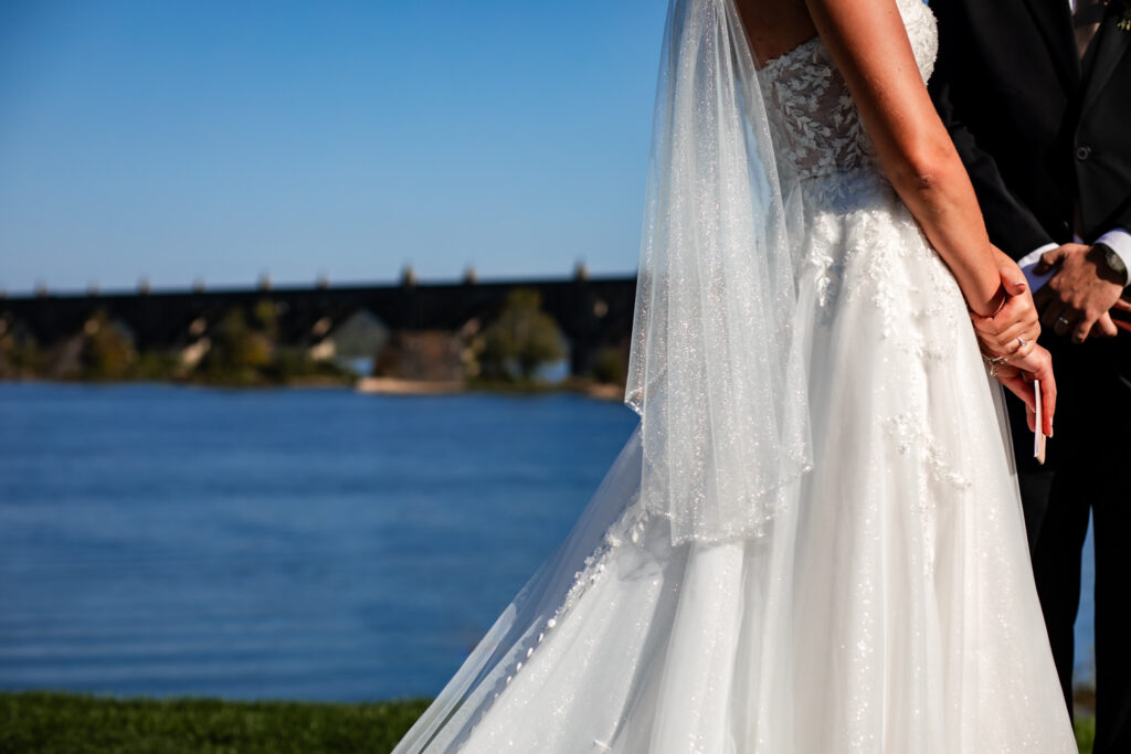 Bride by Susquehanna River