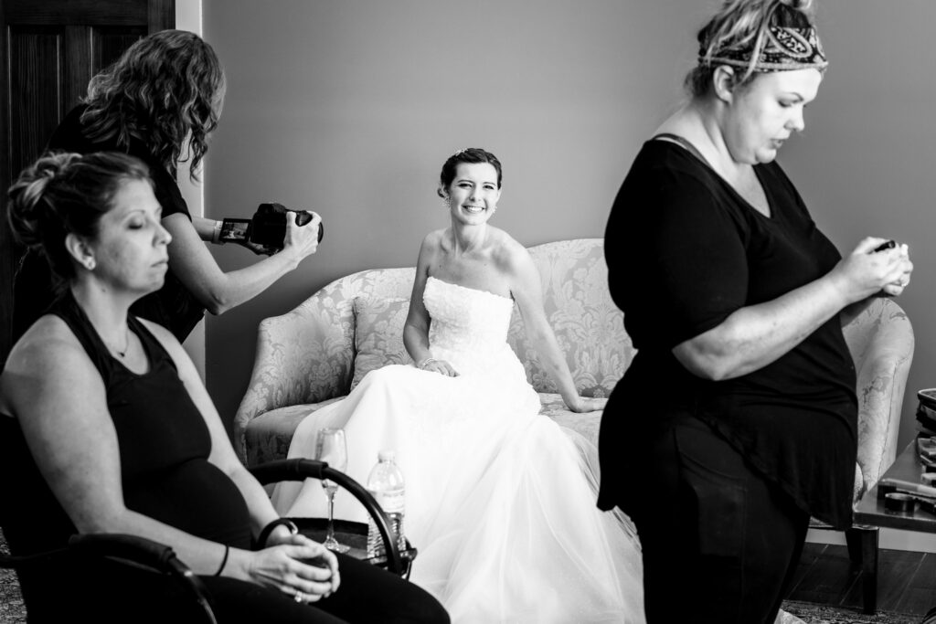 Kelly Knaub Photography capturing photo of bride