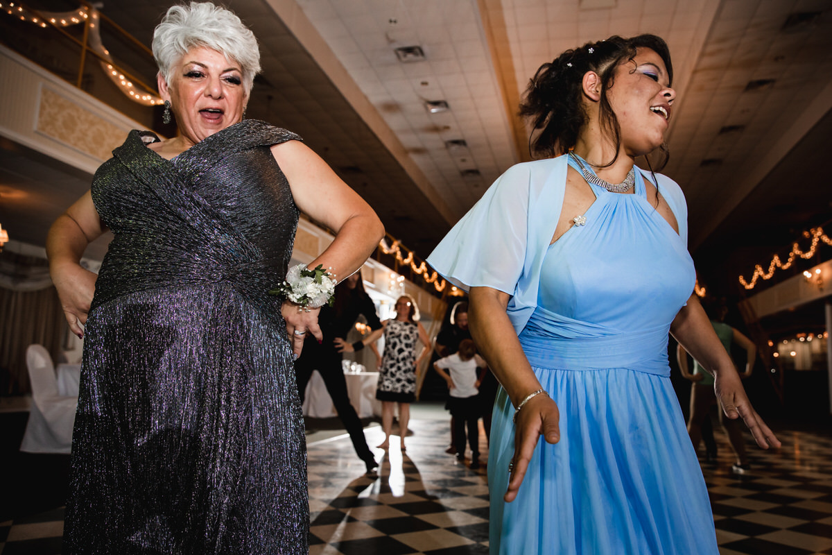 Ladies dancing and singing at Wisehaven Event Center Wedding