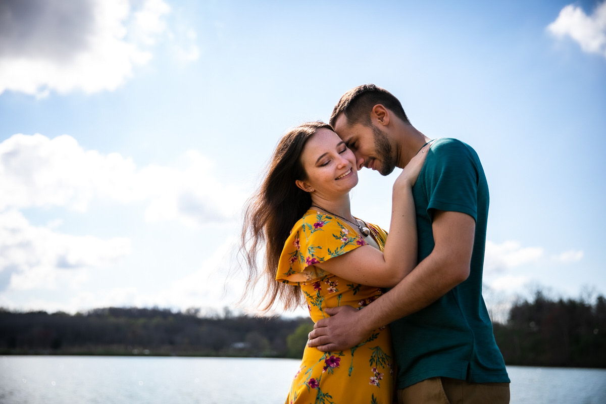 Lake Redman Engagement Photos with Jenny & Tom in York, PA
